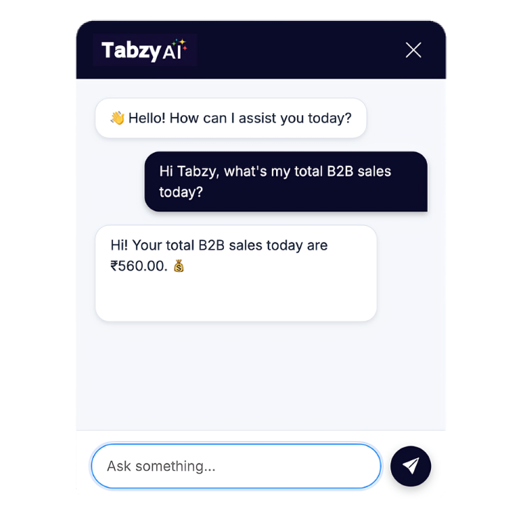 Tabzy AI Assistant Interface